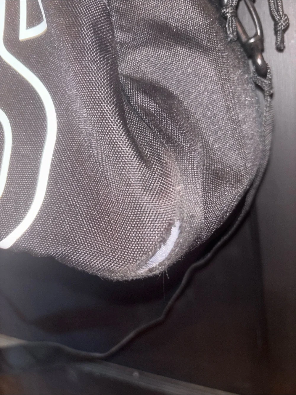 Adidas Black Duffel Gym Bag Large White Logo Shoulder Strap